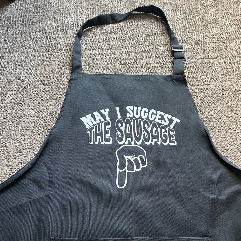 Funny apron!